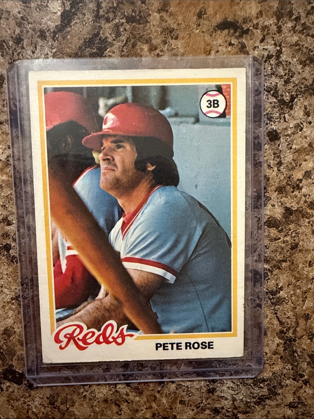 1978 Vintage Pete Rose Reds Baseball Card